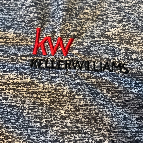 Calling all KW real estate agents!! Men’s ombré polo embroidered with KW logo - Picture 2 of 2